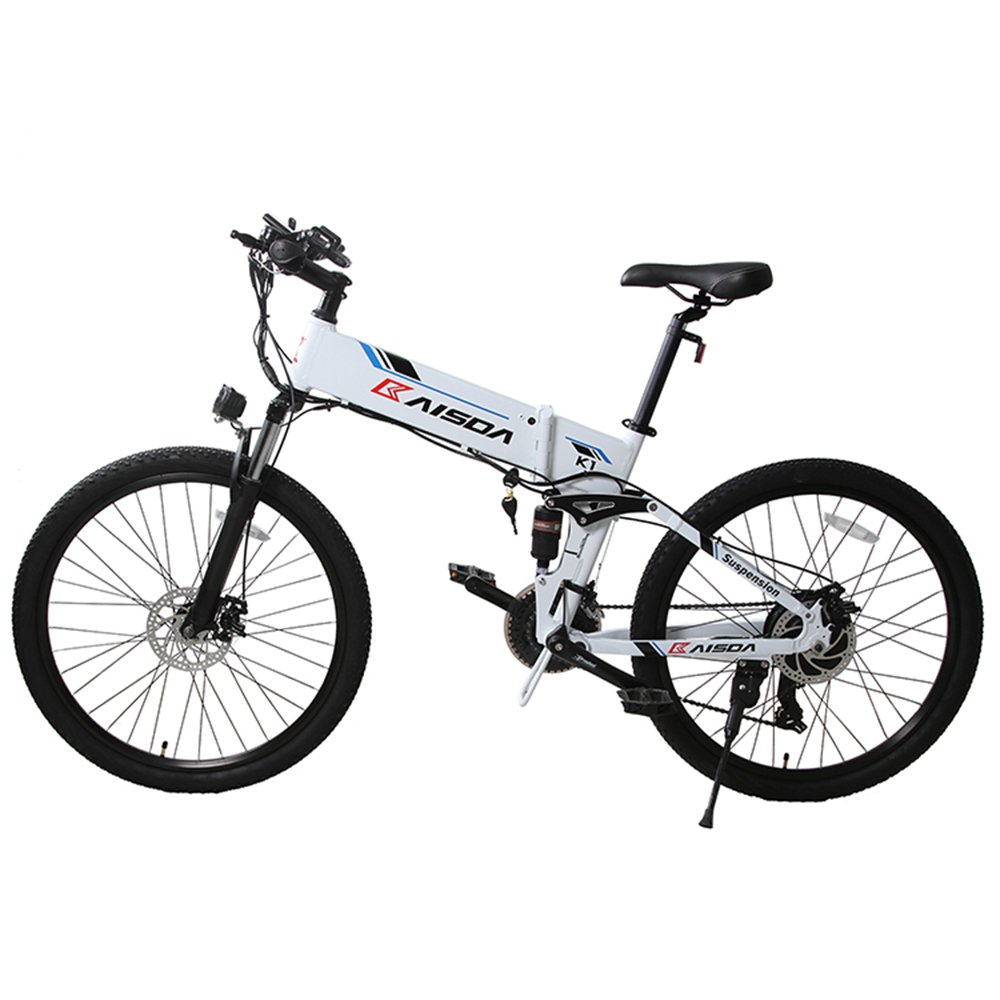 KAISDA K1 vtt electrique 48V 500W electric bike folding electric bicycle mountain ebike full suspension