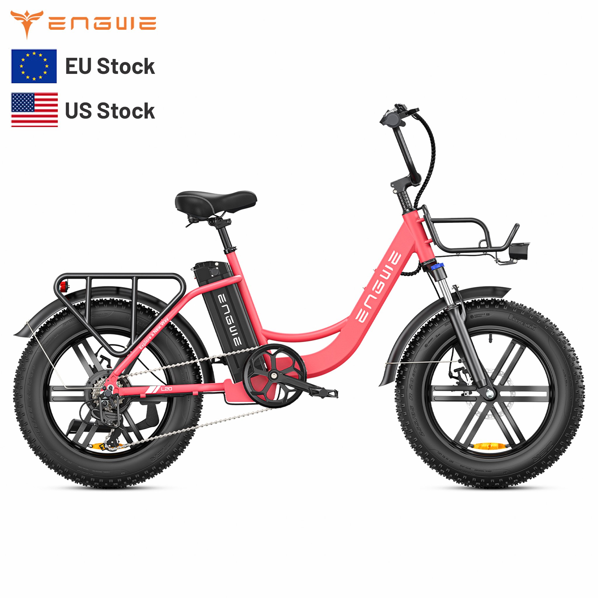 ENGWE L20 EU Stock 250W Electric Bicycle Adult Ebike 7 Speeds Electric Bicycle 48V 13Ah Electric Road Bicycle