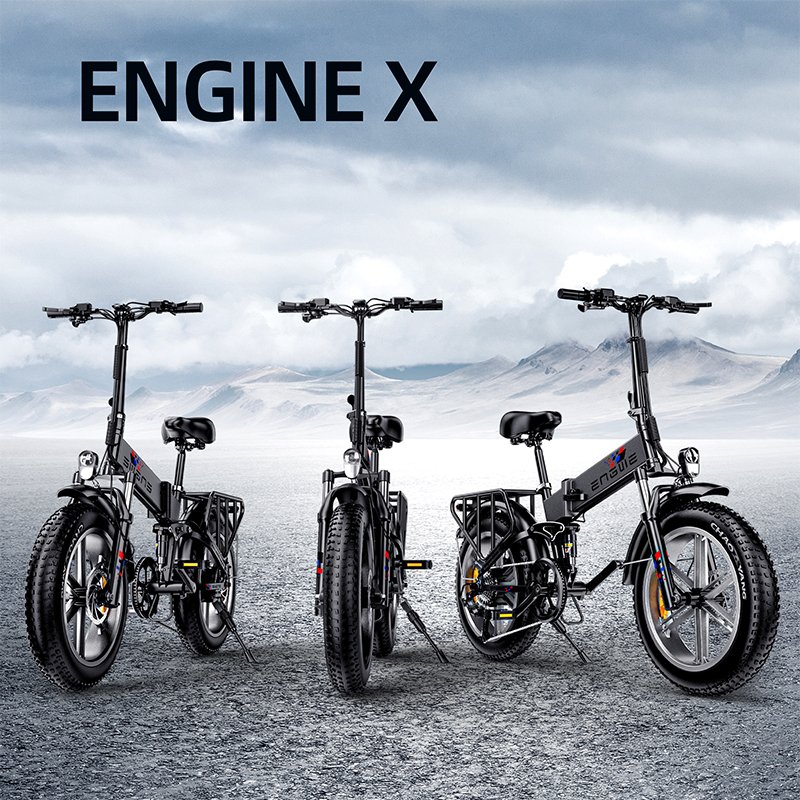 EU STOCK ENGWE engine X Folding Fast Electric Dirt Bike exercise electric city bike folding bicycle Road Bicycle e Bike