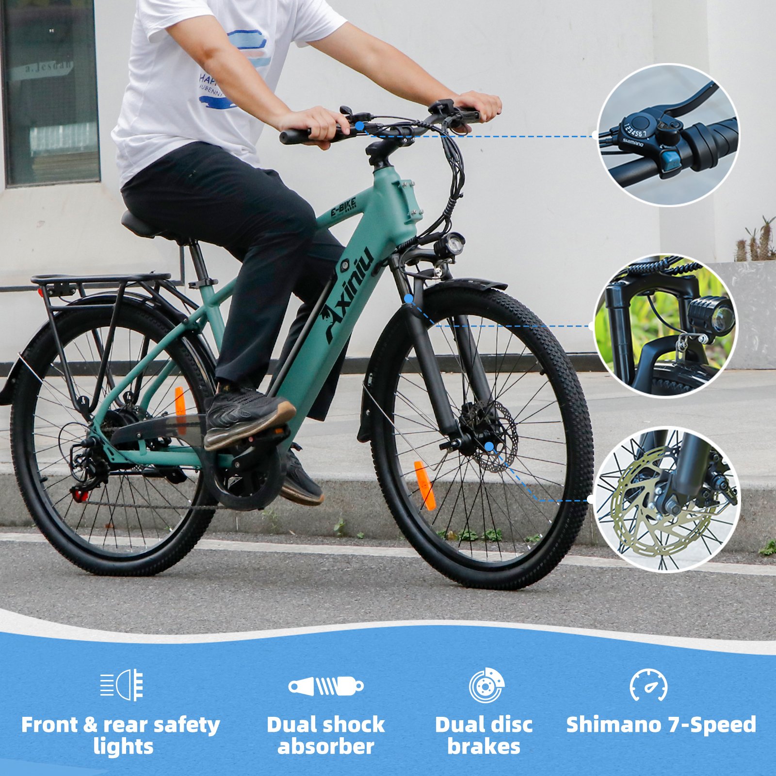 Dropshipping Ebike China Factory Wholesale Electric City Bike Powerful Motor Comfortable Pedal Assisted For City Travel