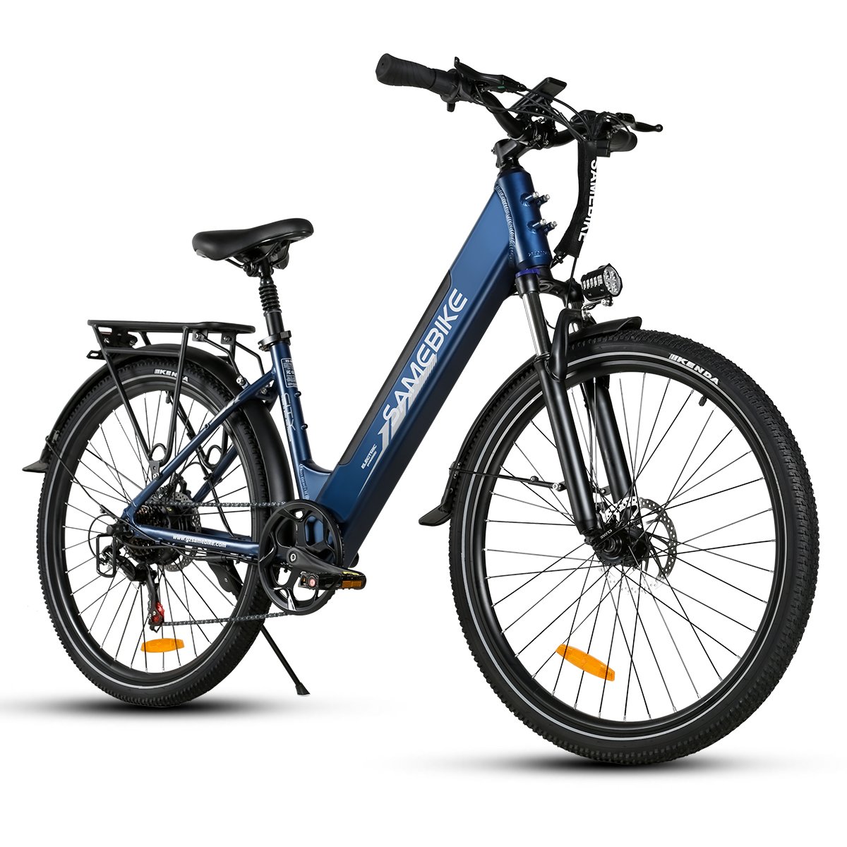 SAMEBIKE OEM 500W 36V 15Ah big battery power 27.5 inch 7 speeds EU stock electric bicycle city ebike for commuting
