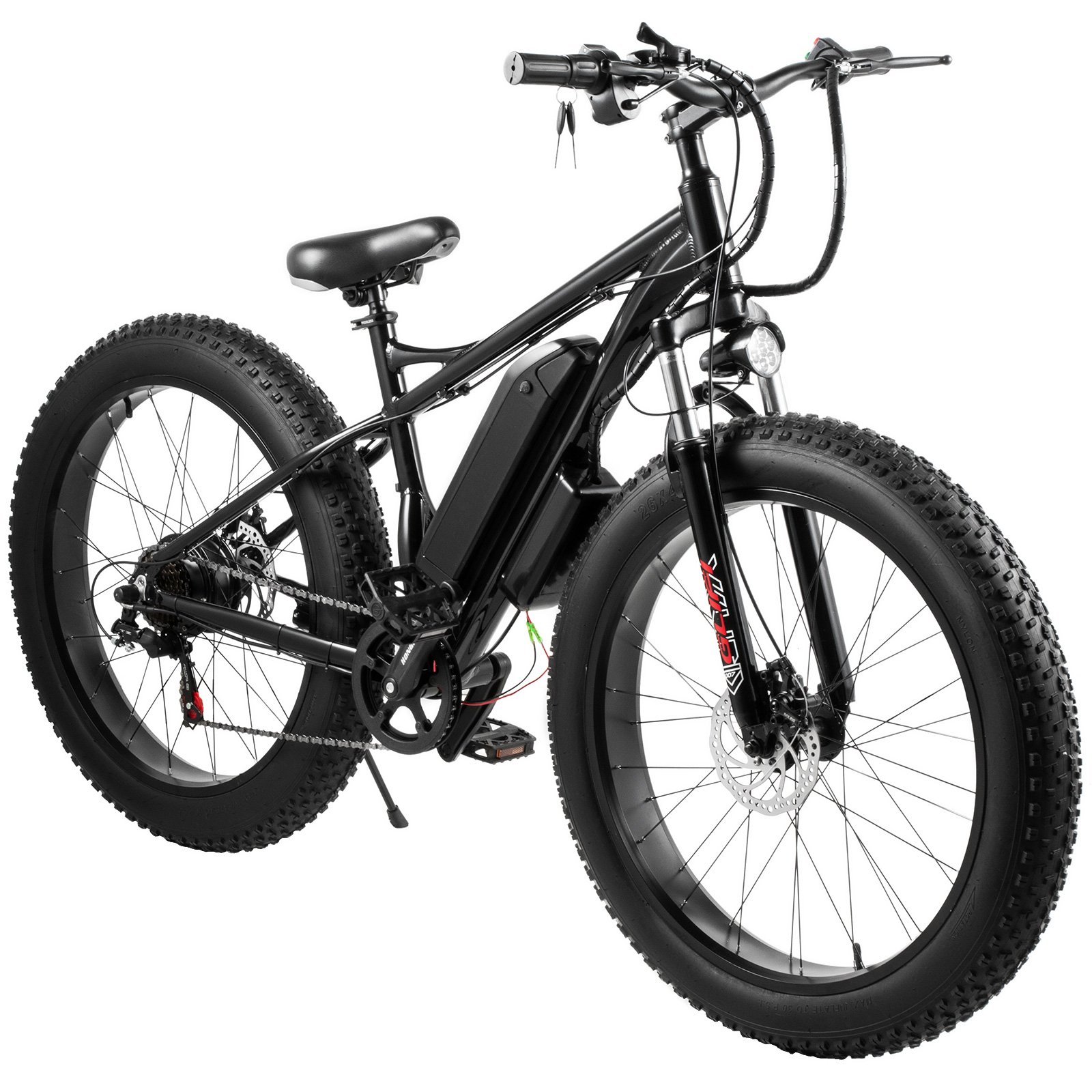 Fast Speed 26" Electric Bike E-Bike Aluminum Frame 350W 48V Electric Bicycle Ebike 21 Speed Electric Mountain Bike