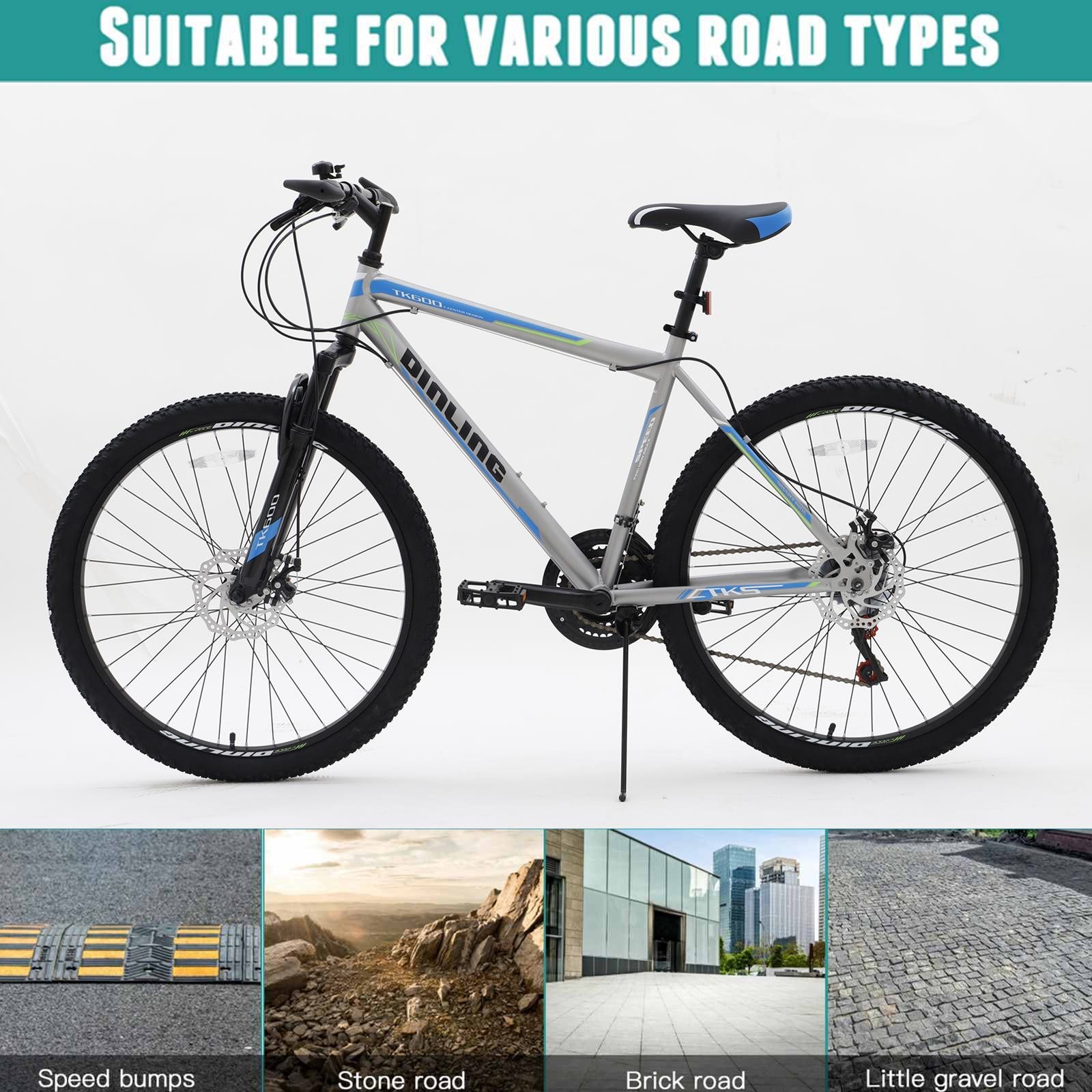 26" Shimano 21 Speed Aluminum Alloy Steel 26 inch Mountain Bike