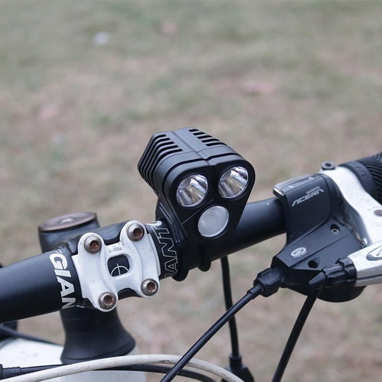 Custom Ebike Headlight Front Light 36V 48V 60V 72V 84V Led Xm-L2 3000 Lumen Electric Bicycle E-Bike Headlight E Bike Ebike Light