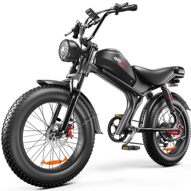 EU & US Warehouse 20 Inch Electric Mountain Bike with Full Suspension and 5Model 7 Speed Off-Road Fat Tire