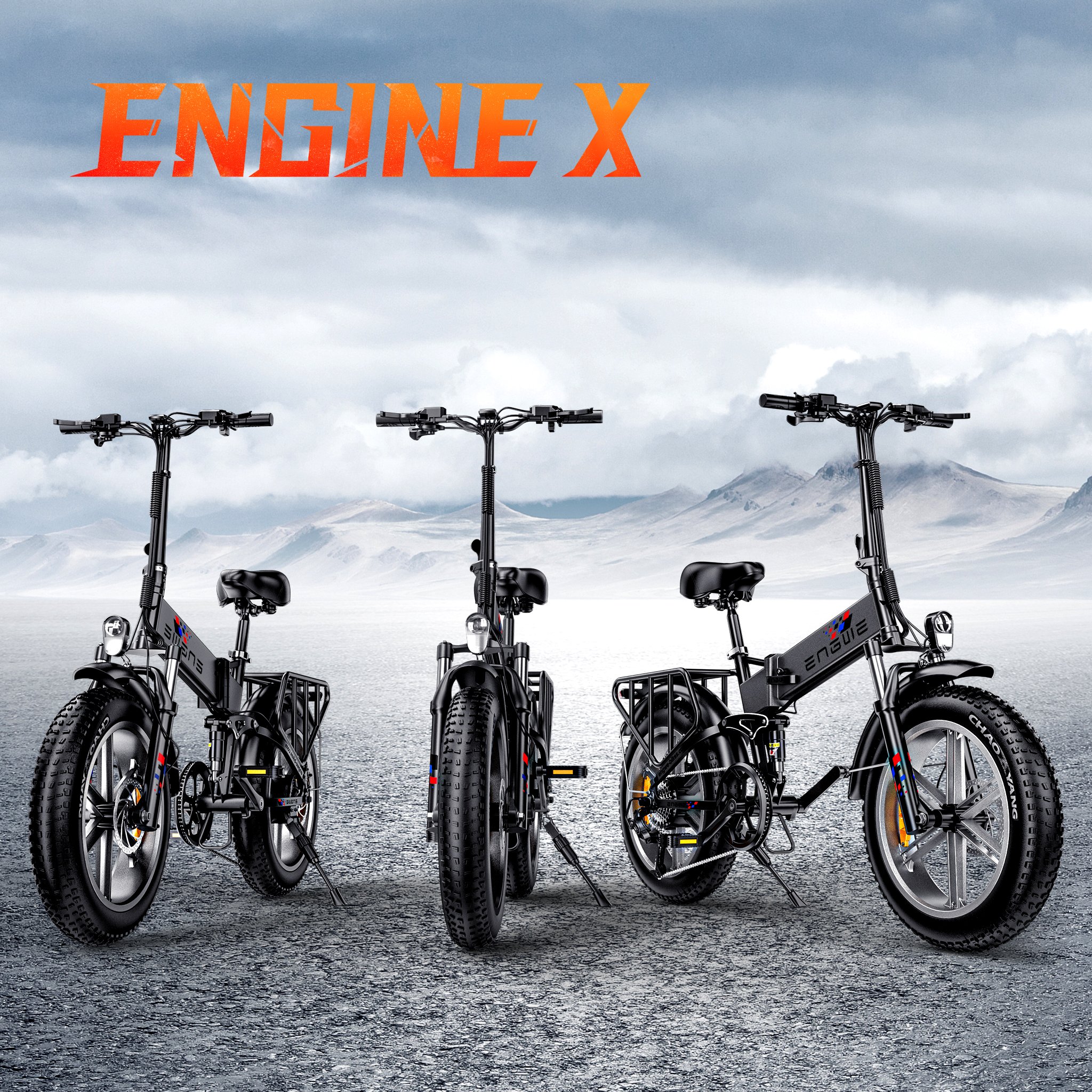 ENGWE Factory price big power rear drive beach electric bike sandy fat tyre ebike Integrated battery adult city electric bike