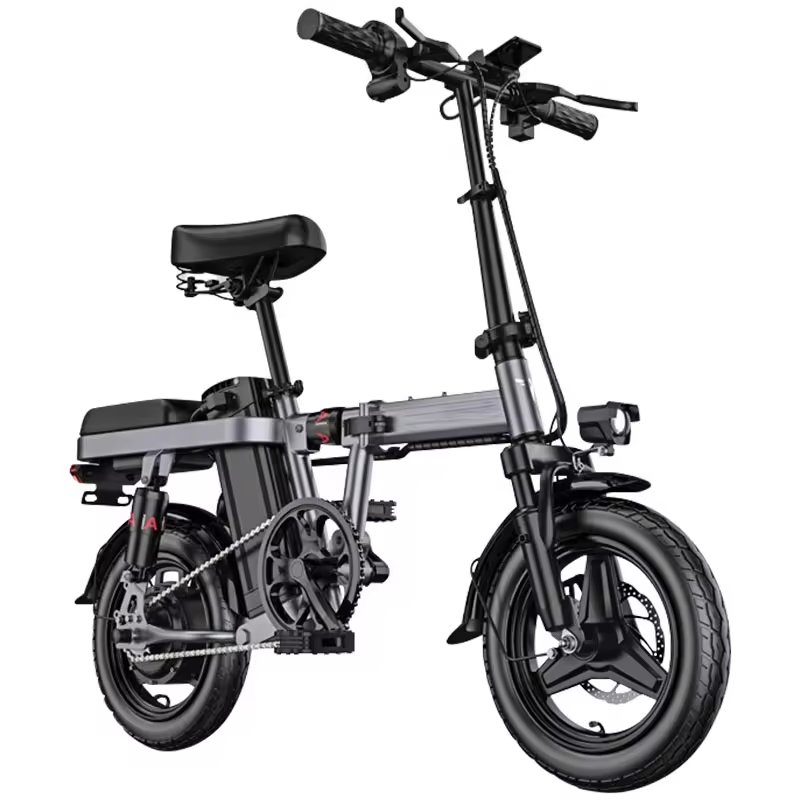 China Factory Mini Size Folding Electric Bicycle 400W 48V 14 Inch Electric City Bike Foldable Electric Bike