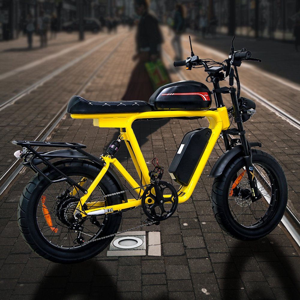 48v 52v 22ah 32ah 1000w Dual Motor Electric Mountain Bike 7 Speed Electric City Bike Mountain Fat Tire Adult Electric Bike
