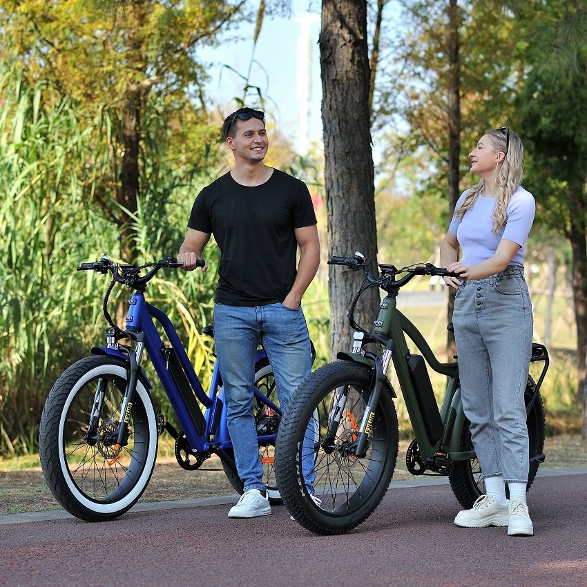 26inch electric bike Step through fat tire 750W 1000W electric mountain bike
