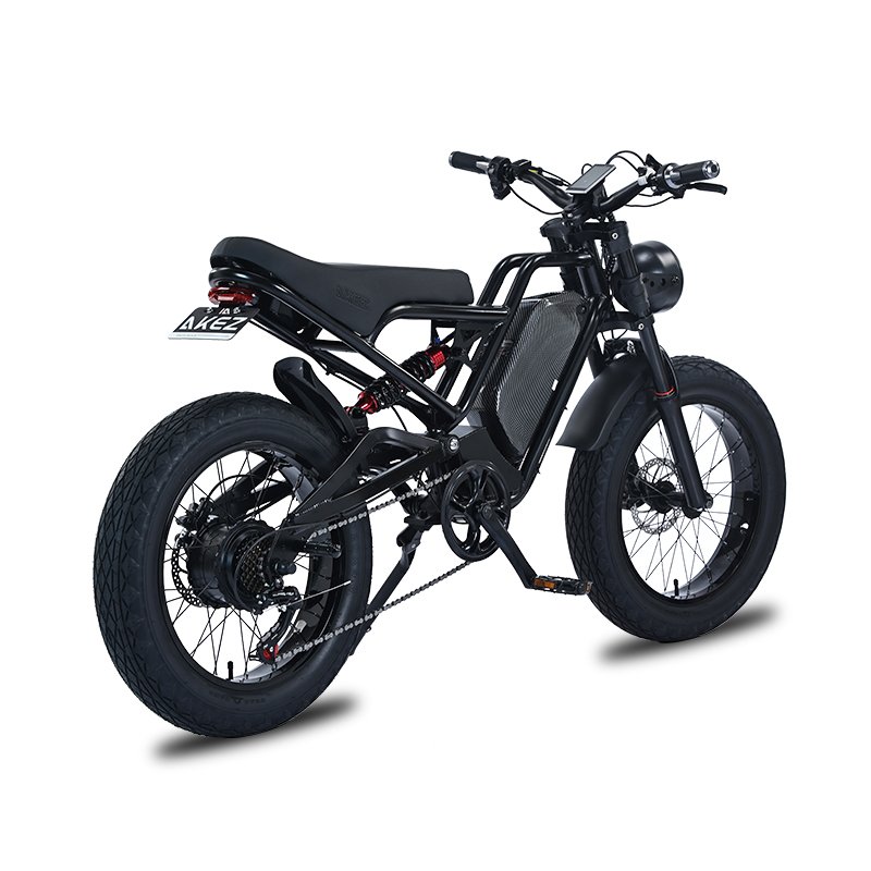 48V 500W-1000W Mid Drive Electric Mountain Bike with 7 Speed Gears Full Suspension Smart Electronic Ebike 750W MTB Electric Bike