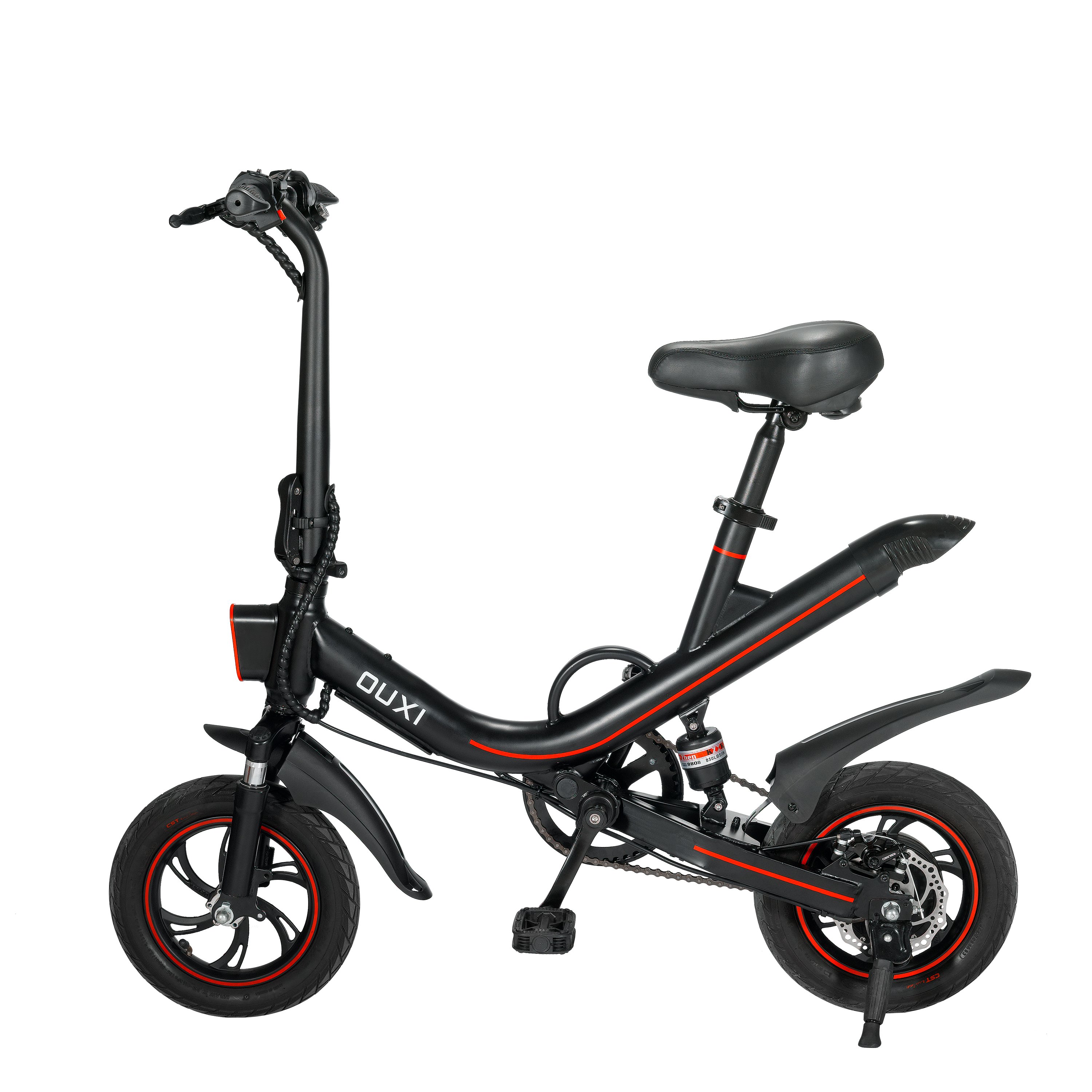 2022 eu warehouse cheap electric bicycle with seat OUXI V1 foldable electric city bike with CE certificate beach cruiser bike
