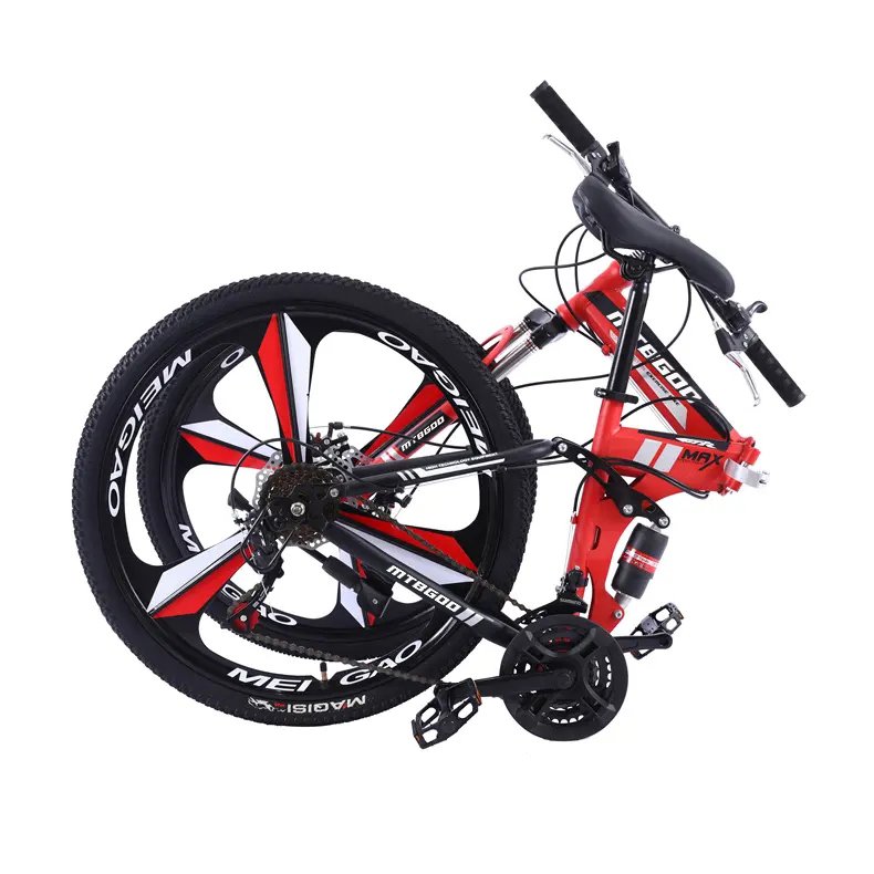 Hot sale 26 inch 21 speed full suspension carbon adult mtb cycle Aluminum alloy rim sport man folding mountain bike