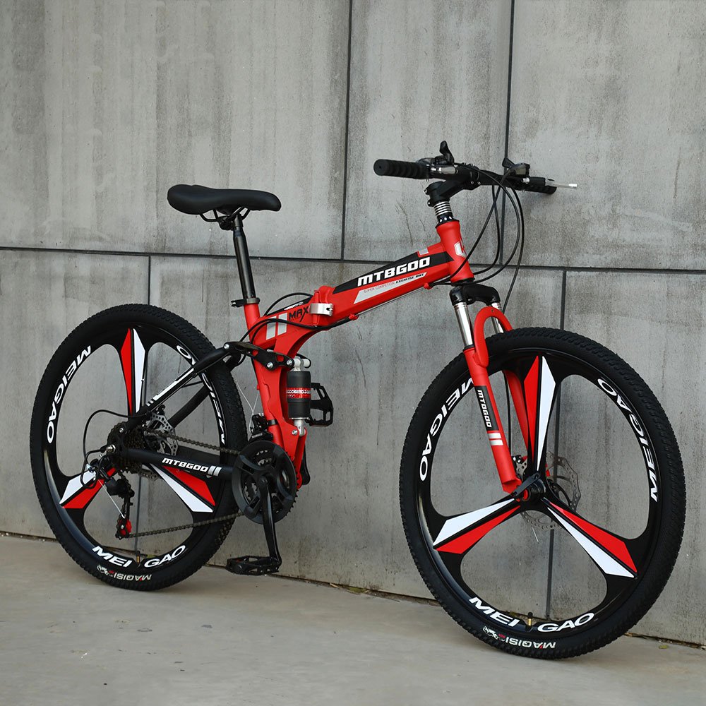 Hot sale 26 inch 21 speed full suspension carbon adult mtb cycle Aluminum alloy rim sport man folding mountain bike