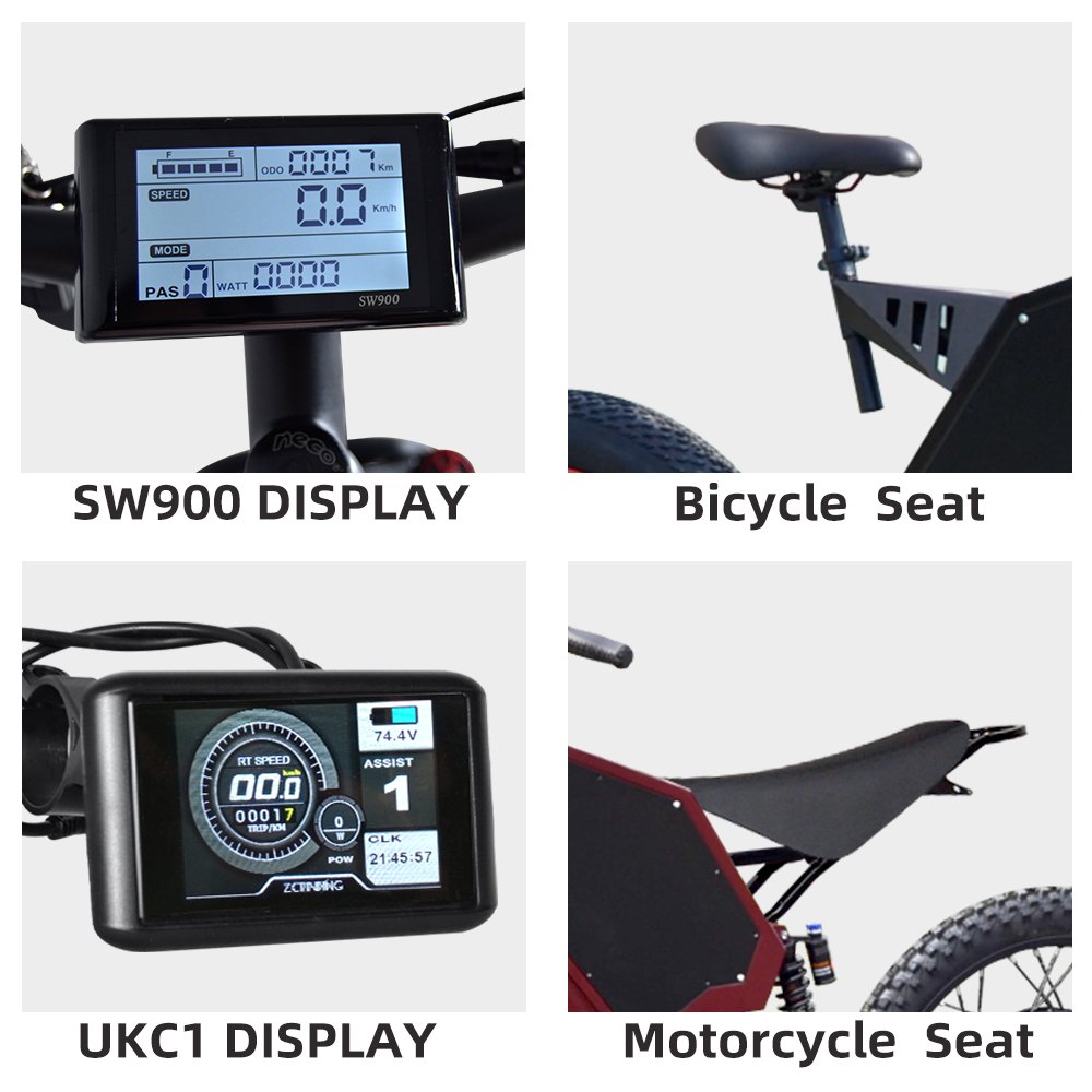 Professional 72V 5000W 8000W 12000W 21inch Electric Hybrid Bike Enduro Electric Mountain Bike Steal Bomber Electric Bicycle