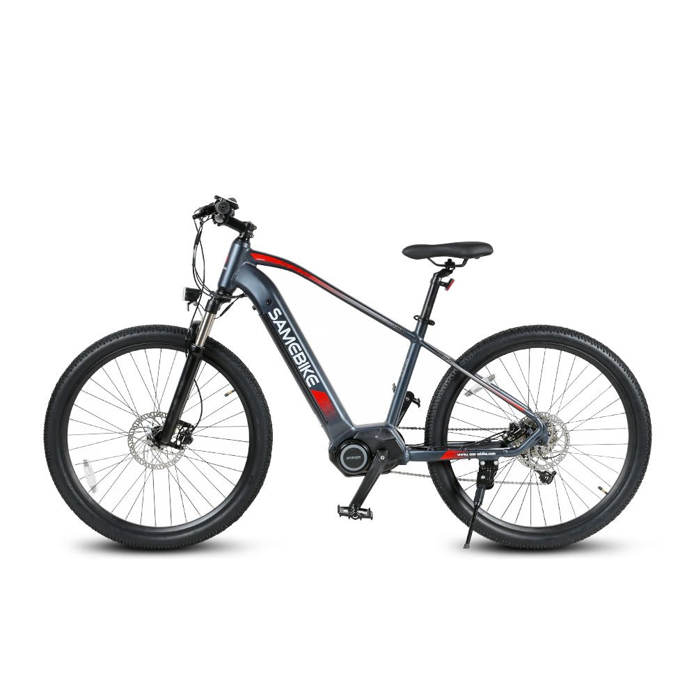 SAMEBIKE 27.5 Inch 350W mid drive motor Off-Road E-Bike 12.5AH battery OEM ODM 60km long Range Powerful Electric Mountain Bike