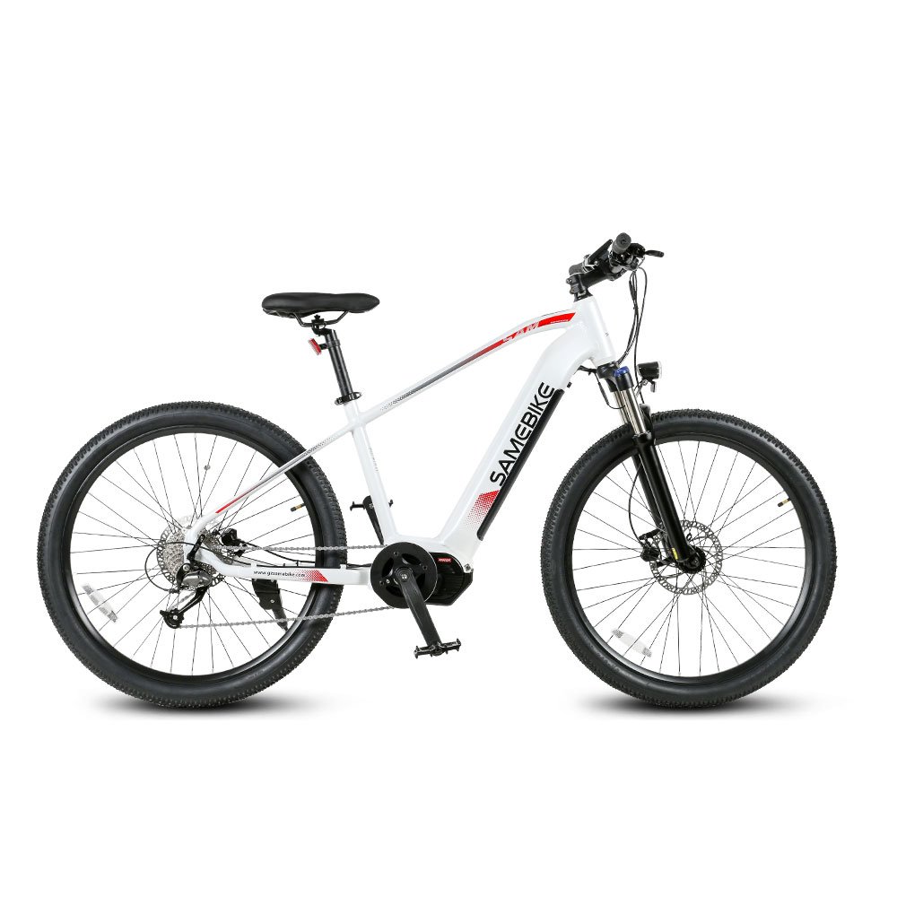 SAMEBIKE 27.5 Inch 350W mid drive motor Off-Road E-Bike 12.5AH battery OEM ODM 60km long Range Powerful Electric Mountain Bike