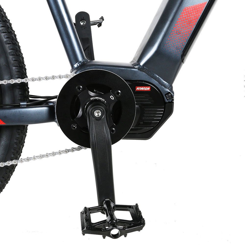 SAMEBIKE 27.5 Inch 350W mid drive motor Off-Road E-Bike 12.5AH battery OEM ODM 60km long Range Powerful Electric Mountain Bike