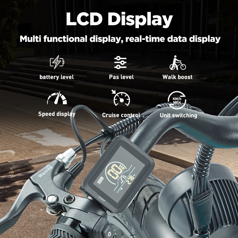 BURCHDA AZ26 500W1000W48V20AH 26 3 EU Warehouse Stock New Model City E-bike Fat Tire Electric Bike Aluminum Alloy Electronic 48V