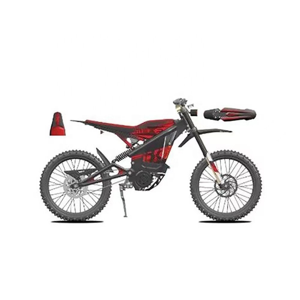 High Performance 19-inch 2 Wheel Mid Drive Hydraulic Shock Absorbed Adult Dirt Electric Mountain Bike 72V 3000W