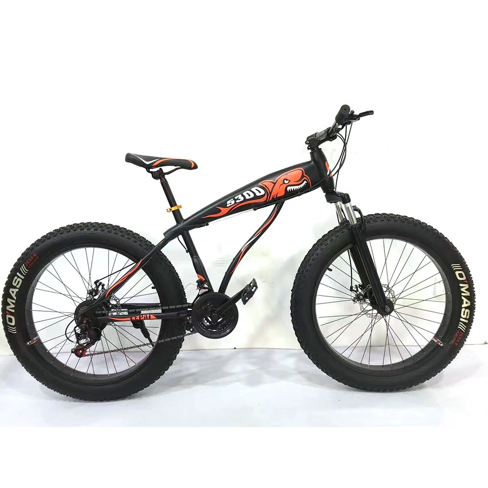 Wholesale bikes 21speed fat tire mountain bike 18 20 22 24 inch fat Tyre mountain bike for boys