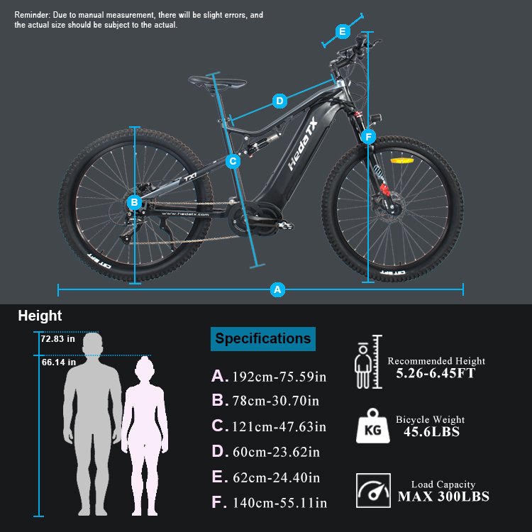 High quality electric mountain bike 1000W bafang mid motor ebike
