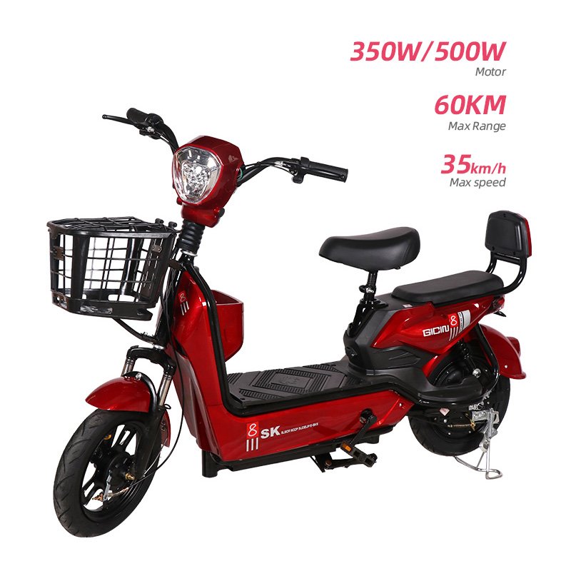 2023 Hot Sales 48V electric bike motorcycles 350W 500W with pedals city bike