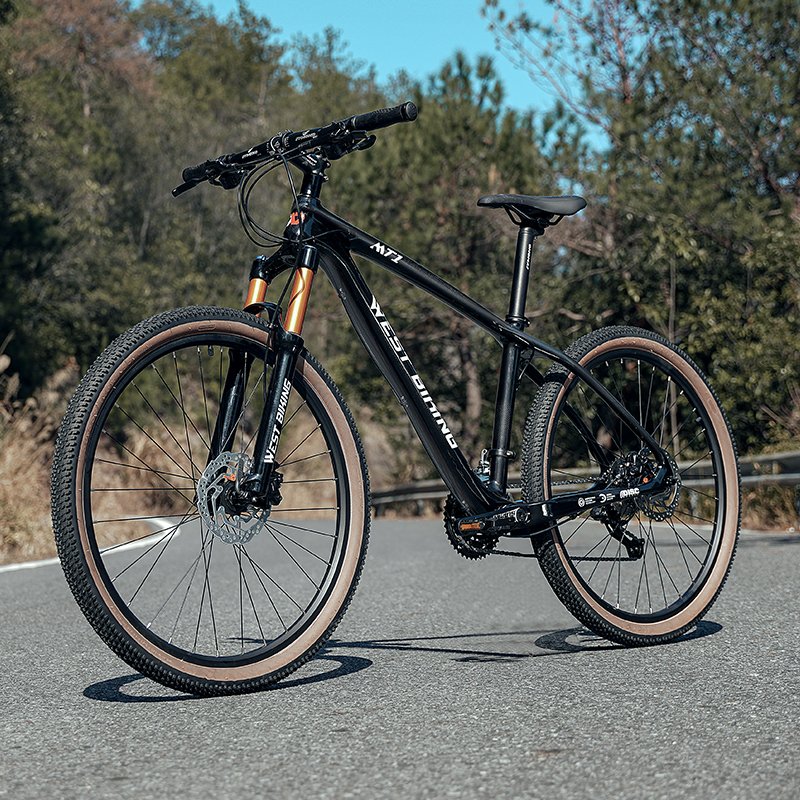 WEST BIKING 26" 27.5" 29" T700 Carbon Fiber MTB Bike 27-Speed Lightweight Aluminum Alloy Mountain Bike Comfortable Road Bicycle