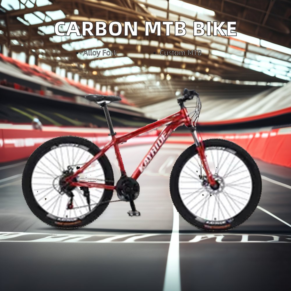 Forest Road High-Performance Double Suspension Mountain Bike 21-Speed Steel Fork Disc Brake Ordinary Pedal
