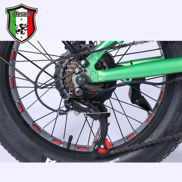 Folding Lithium Battery Snow Bike Tianjin Bicycle Aluminum Alloy China 350W 48V 20 Inch - 7 Speed Electric Bike