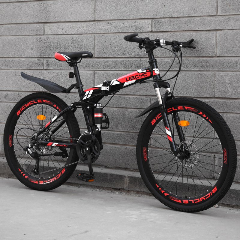 folding mountain bike/best steel foldable bicycle /bicicleta / Hybrid Bike with disc brake gear 26 29 inch cycle for man