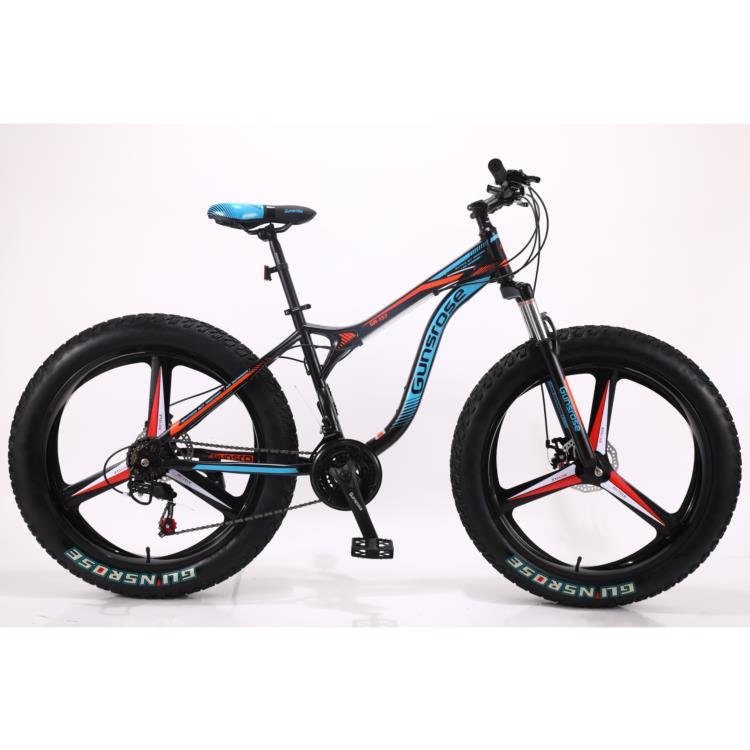 Top-Level 26 Inch Fat Tire Full Shockproof Frame Snow Bike Mtb Bicycle Chinese OEM Manufactory Aluminum Steel Fork Disc Brake