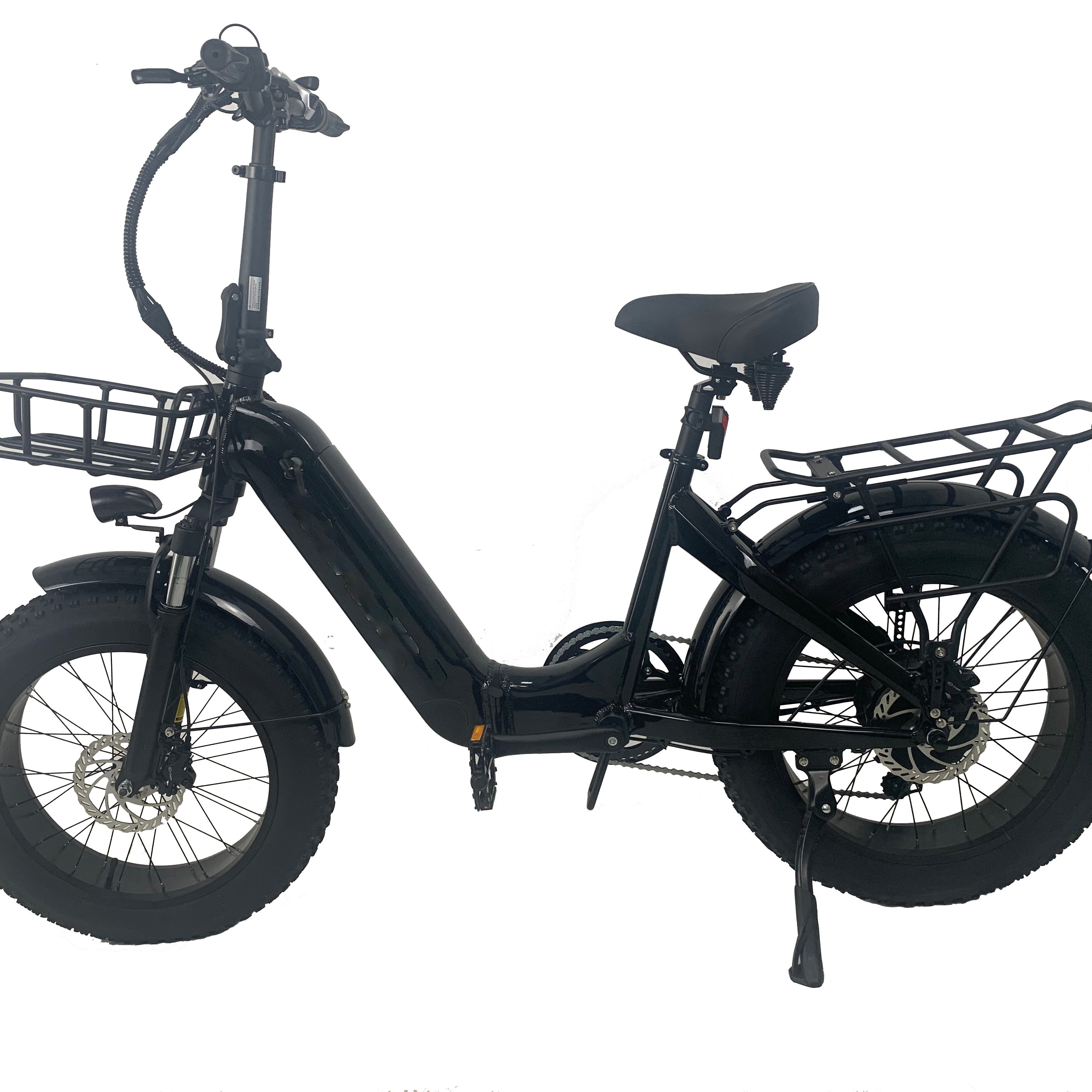 City Electric Bicycle Women Electric Fat Bike 20 Inch Oem 48V 500W 750W 1000W LED Lithium Battery Rear Hub Motor Aluminum Alloy