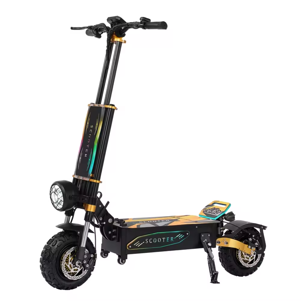 Good warranty new 6000w 60v 40ah off-road 11-inch 70km h electric scooter two wheels skuter electric city bike scooty for adults