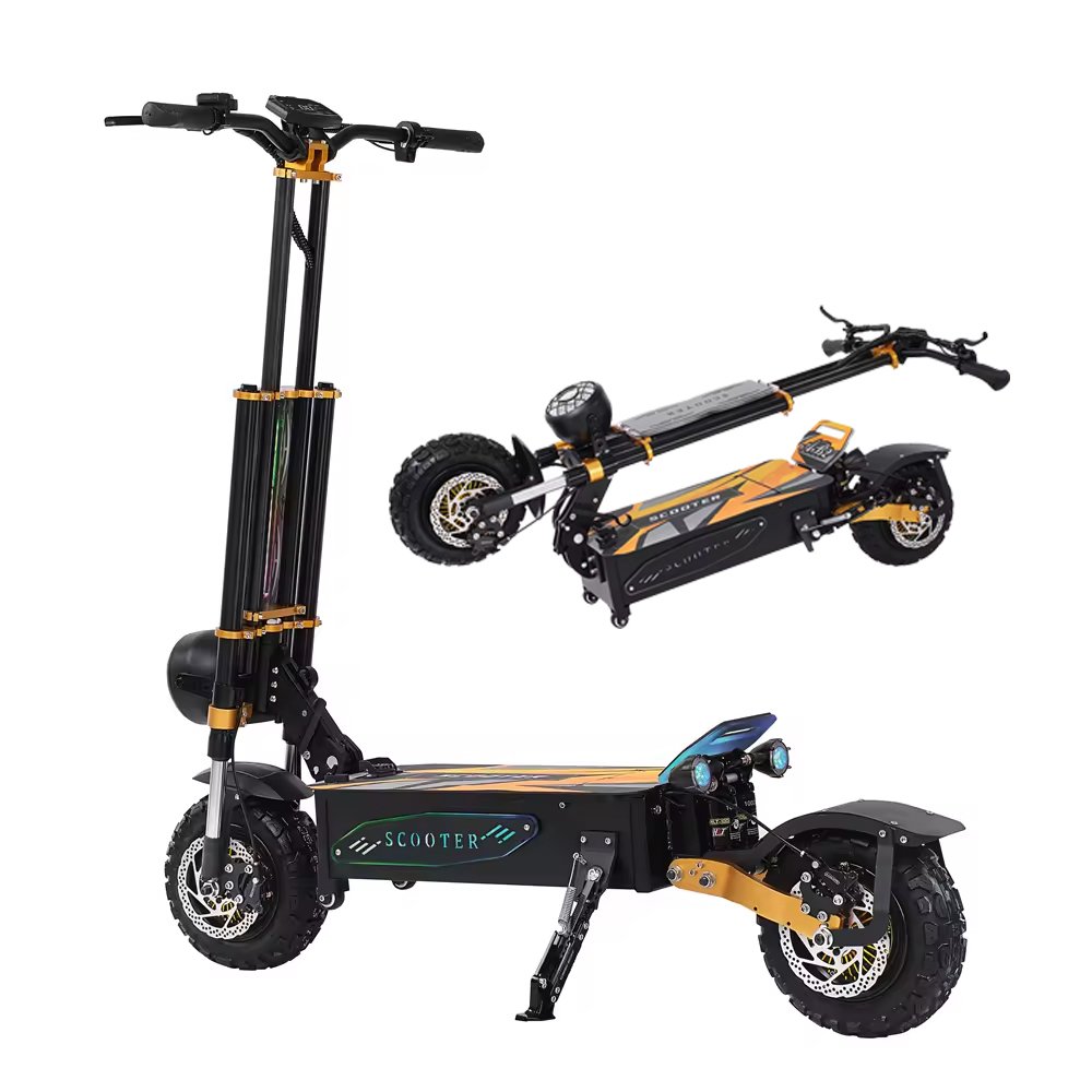 Good warranty new 6000w 60v 40ah off-road 11-inch 70km h electric scooter two wheels skuter electric city bike scooty for adults