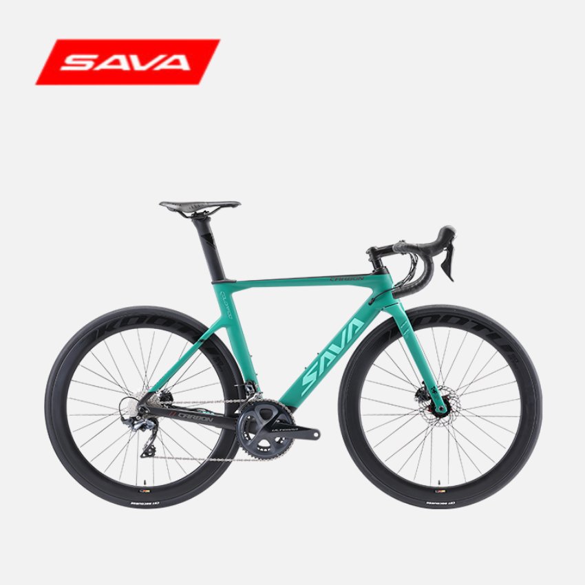 SAVA Hot Sale Racing Bicycle Carbon Fiber Frame Road Bike Disc Brake Shimanos R8020 Racing Bicycle 700C Bicicletas for Adult