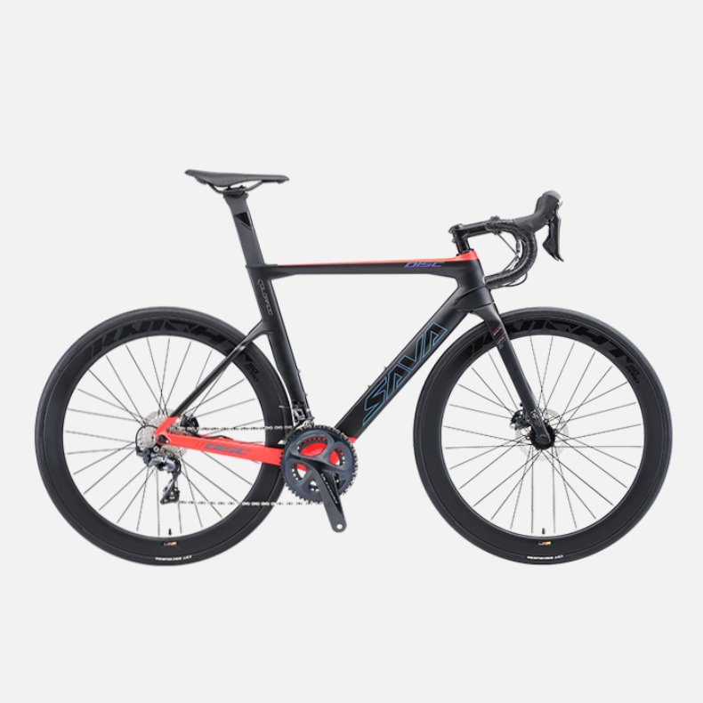 SAVA Hot Sale Racing Bicycle Carbon Fiber Frame Road Bike Disc Brake Shimanos R8020 Racing Bicycle 700C Bicicletas for Adult