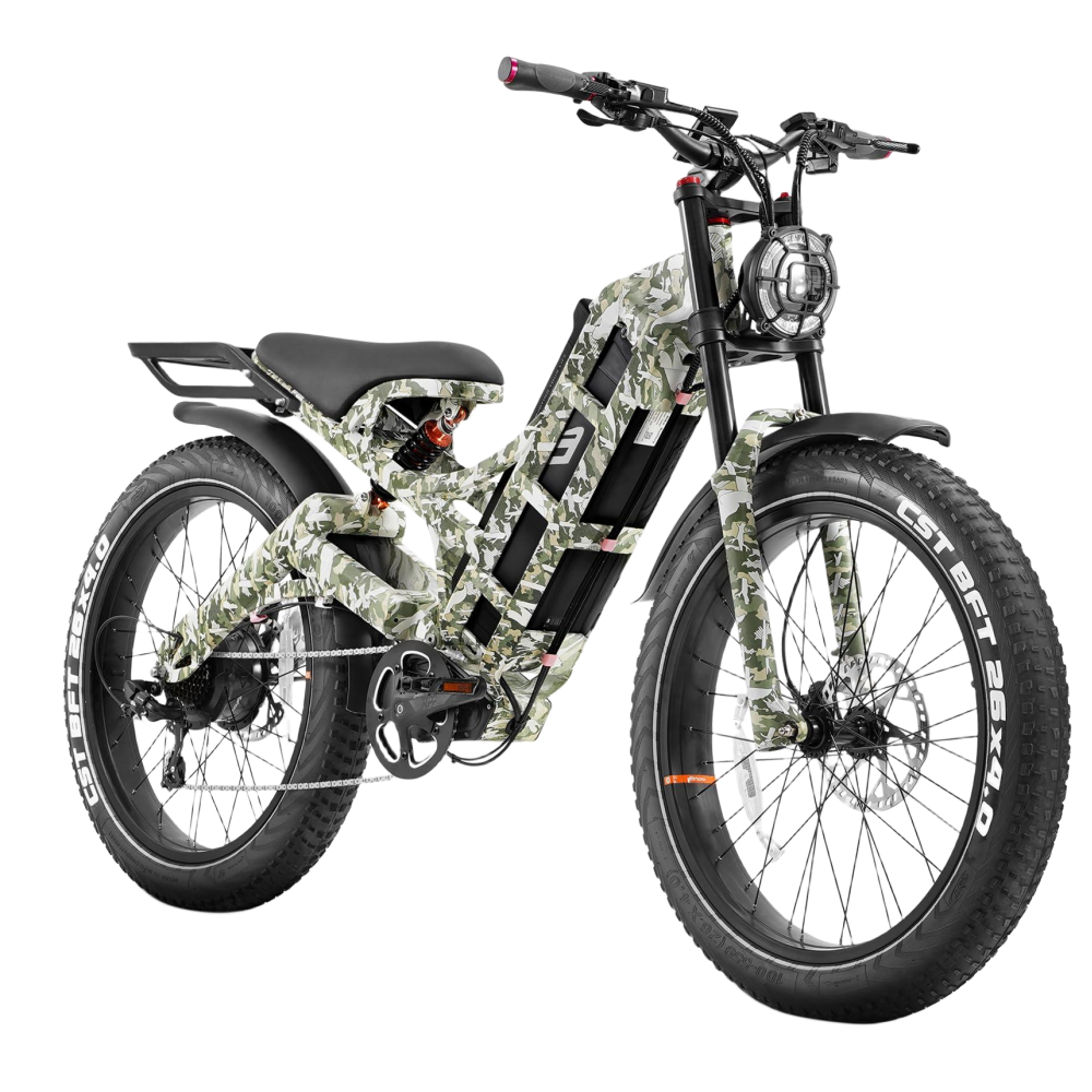 Eahora Romeo Pro 2024 New 1600W 48V* 60Ah Adult Electric Bikes 26*4 Tire Electric Mountain Bike 31-34 Mph