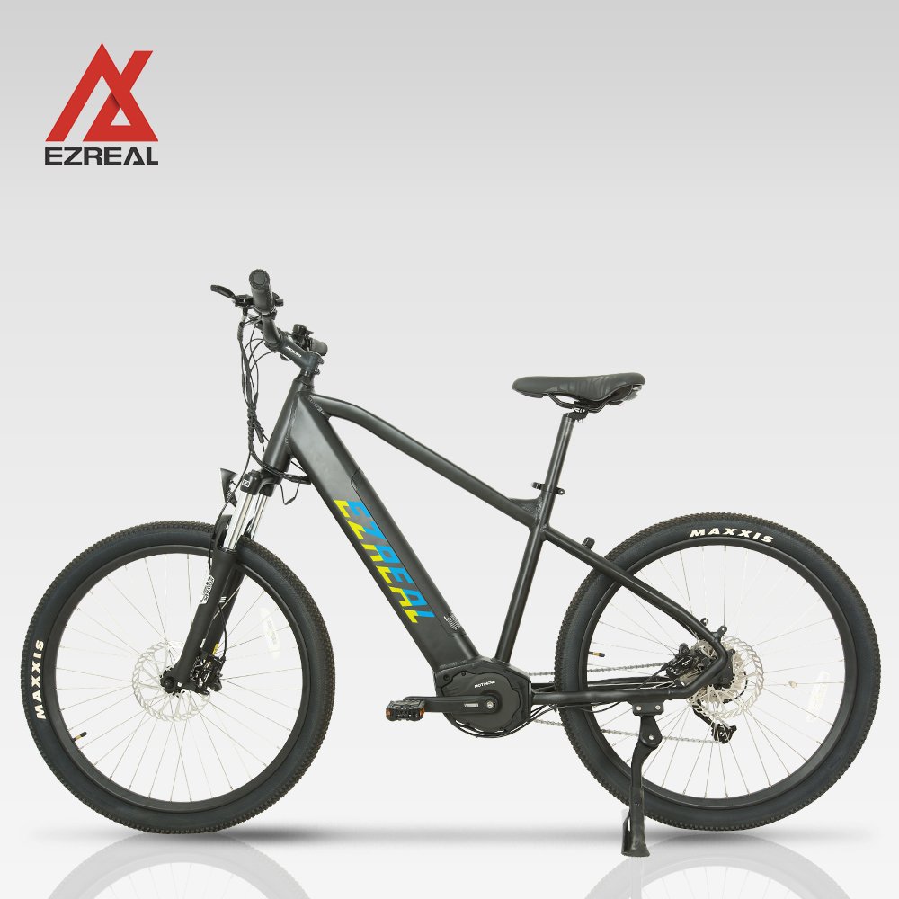 Powerful 27.5 Inch Electric Mountain Road Bike 36V 250W 15ah Tube Lithium Battery Aluminum Alloy Frame Tube Position Motor Wheel