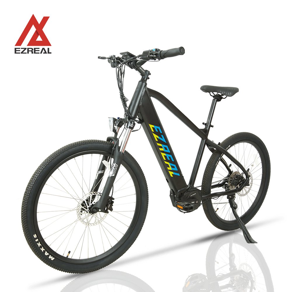 Powerful 27.5 Inch Electric Mountain Road Bike 36V 250W 15ah Tube Lithium Battery Aluminum Alloy Frame Tube Position Motor Wheel