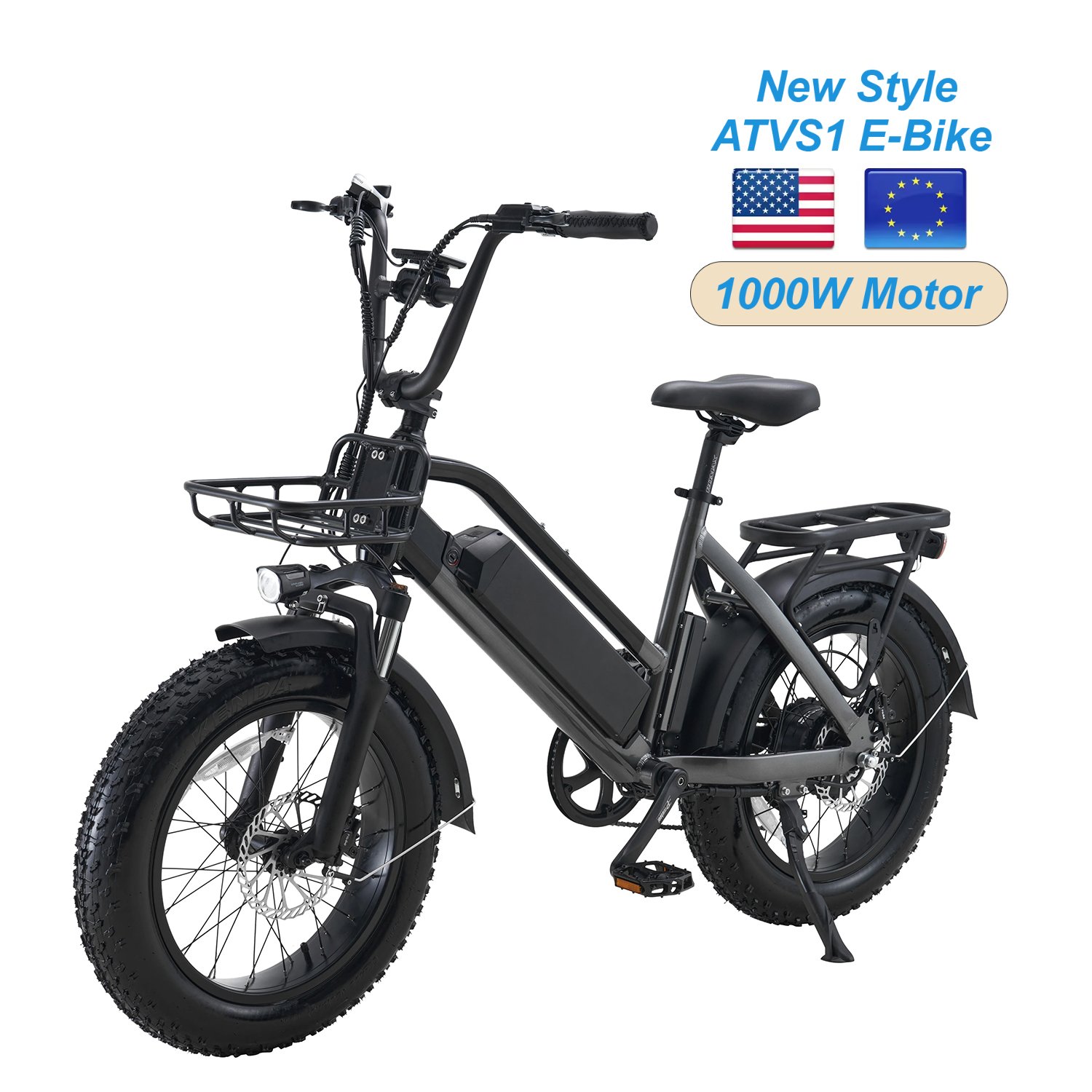 Us Eu Stock S1 Bike With Dual Single Rear Hub Motor 1000W Chargeable Bike Adult Hydraulic Disc Brake Fast Electric Bike
