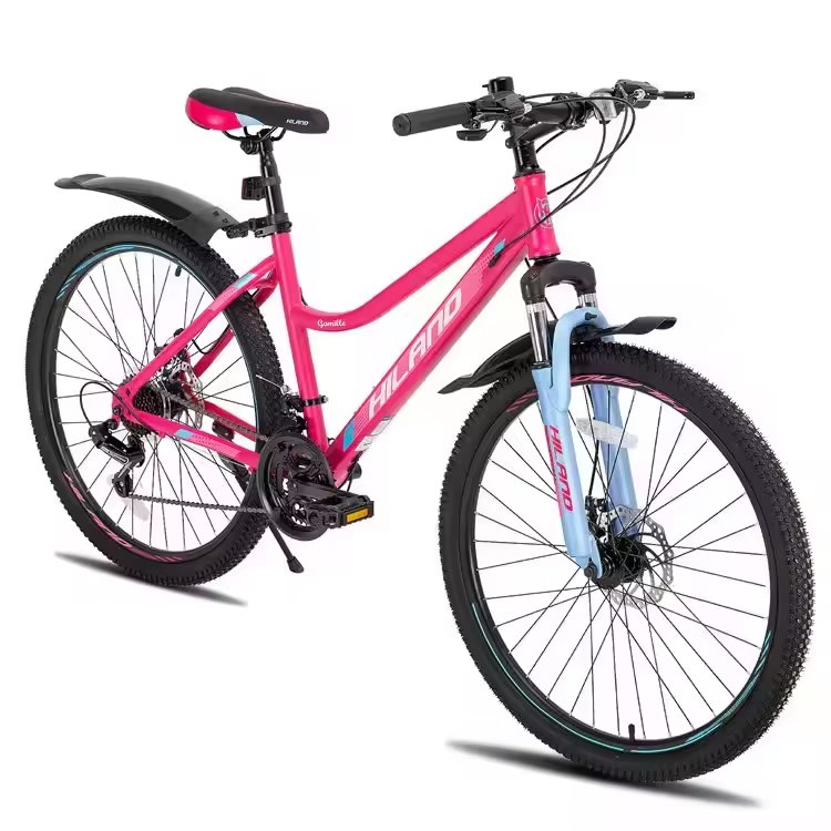 JOYKIE HILAND us warehouse stock disc brake mountain bike 26 inch women 21 speed mtb mountain bicycle bike