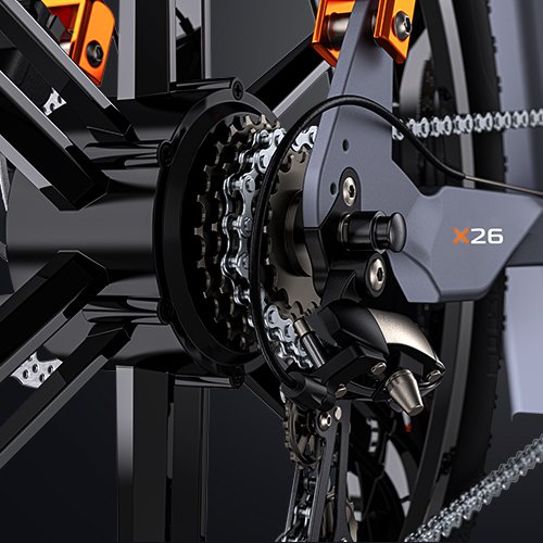ENGWE X24 Electric Motorcycle 48V29.2Ah 1000W 24*4.0inch fat tires off-road hydraulic oil electric mountain Bike