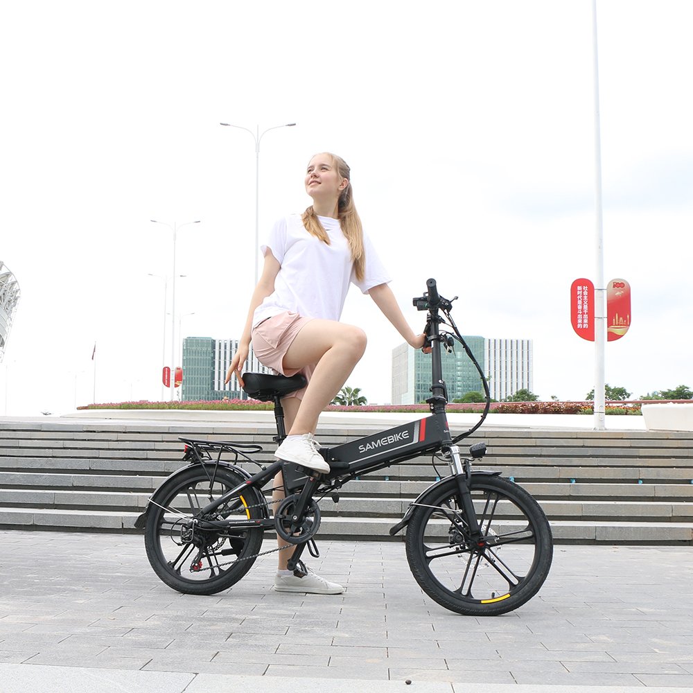 Worry-free after sell SAMEBIKE 20LVXD30-II 350w 48V/10.4Ah lithium-ion battery city electric bike