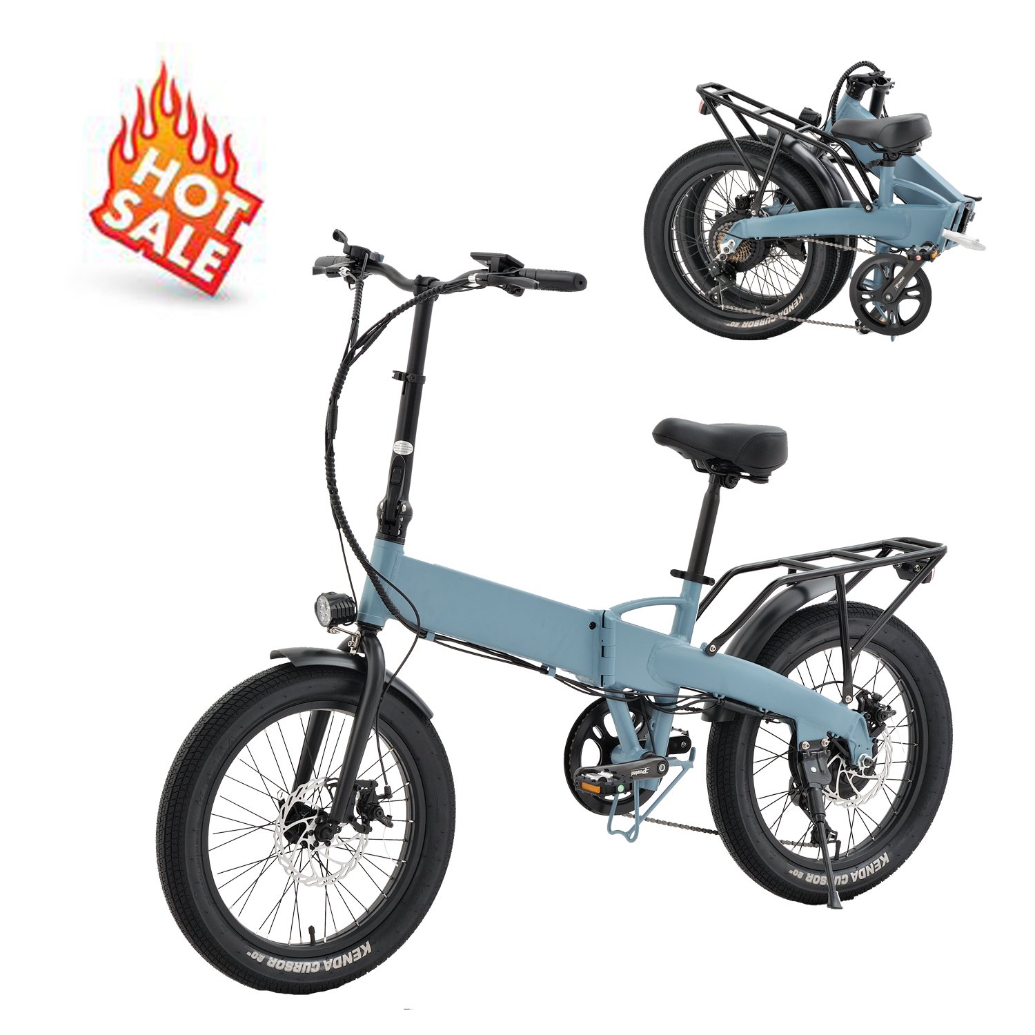 48V 500W Aluminium Alloy E Bike 20'' Cheap Mini Electric Folding Bike Electric City Bicycles for Sale