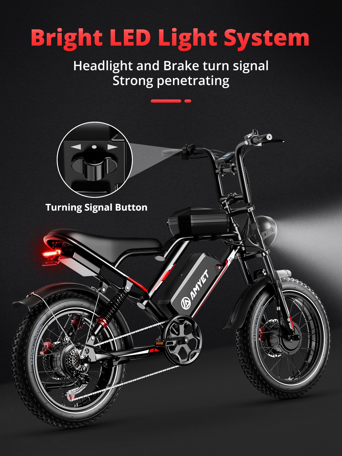 US Stock 2000W Hybrid Mountain Bicycle Electric Fat Tire Bike Dual motor Hydraulic disc brake Ebike