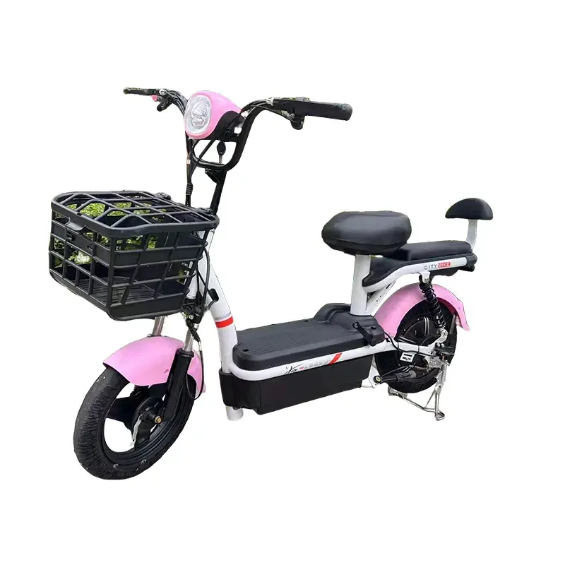 Popular 48v 12ah battery capacity urban leisure electric bicycle