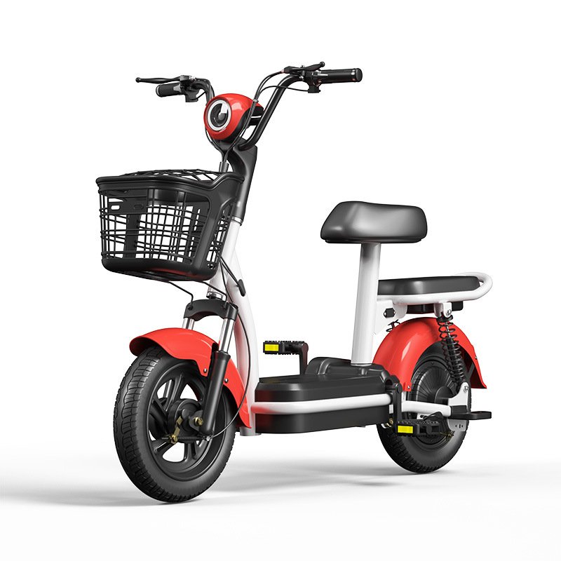 48V 350W step thru bicycle step through electric moped scooter adult electric city bike