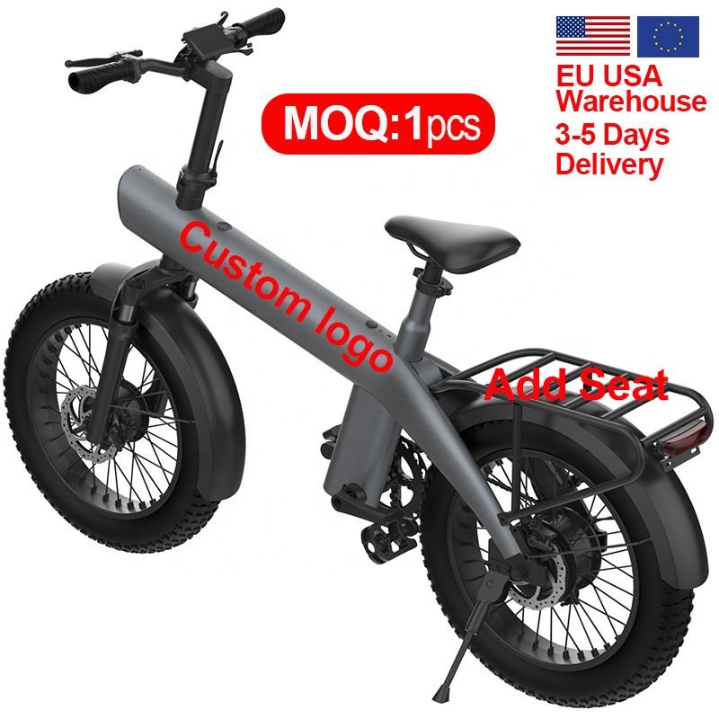 Smart Electronic New Version Fat Tire Mountain Off-Road Folding Electric Mountain Bike Ebike with Lithium Battery Power Supply
