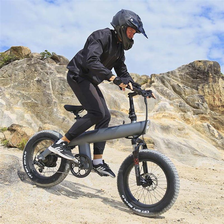 Smart Electronic New Version Fat Tire Mountain Off-Road Folding Electric Mountain Bike Ebike with Lithium Battery Power Supply