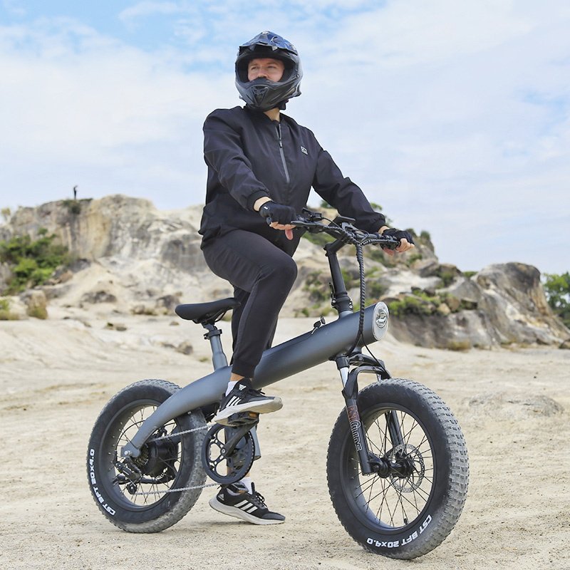 Smart Electronic New Version Fat Tire Mountain Off-Road Folding Electric Mountain Bike Ebike with Lithium Battery Power Supply
